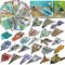 Elfew 48 Sheet Paper Airplane Kit for Kids Ages 6-8,8-12, Origami Paper Plane Kits for Boys, Crafts for Kids Activities, Origami Book, Airplane Toys Gifts for Boys and Girls